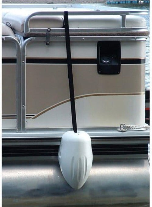 Customized Fit Silver Mist Pontoon Boat Fender - 9" x 16" Durable Protection