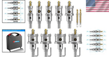 Load image into Gallery viewer, Durable 11-Piece Hole Saw Set with Rust-Resistant Storage Case - Ideal for DIY