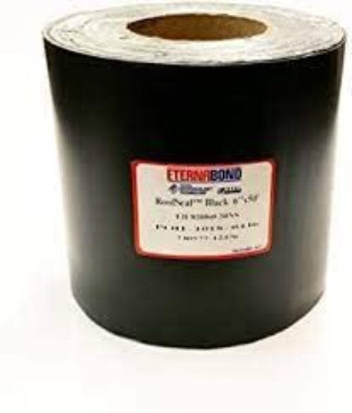 Black Waterproof Roof Repair Tape - RSB-6-50, Perfect for Any Roof Material