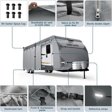 Load image into Gallery viewer, 7-Layer Waterproof RV Cover for 16-18ft Trailers - Ultimate Protection Ensemble