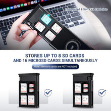 Load image into Gallery viewer, All-in-One SD/TF Card Reader with USB C Cable &amp; Multi Adapter for Travel - Gray