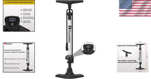 Load image into Gallery viewer, High-Pressure Bike Pump with Digital Gauge - Inflates Presta &amp; Schrader Valves