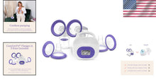 Load image into Gallery viewer, Ultimate Comfort: Smartpump 3.0 Double Electric Breast Pump with App Tracking
