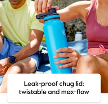 Load image into Gallery viewer, 2 Pack 40oz Stainless Steel Insulated Water Bottles - Cold 24 Hours, Leak-proof