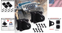 Load image into Gallery viewer, Universal D-Ring Shackle Bracket with 5T Capacity - 2 Pack for Pickup Trucks