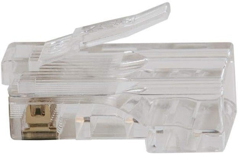 200-Pack Gold Plated RJ45 Pass-Thru Modular Connectors - Assurance in Quality