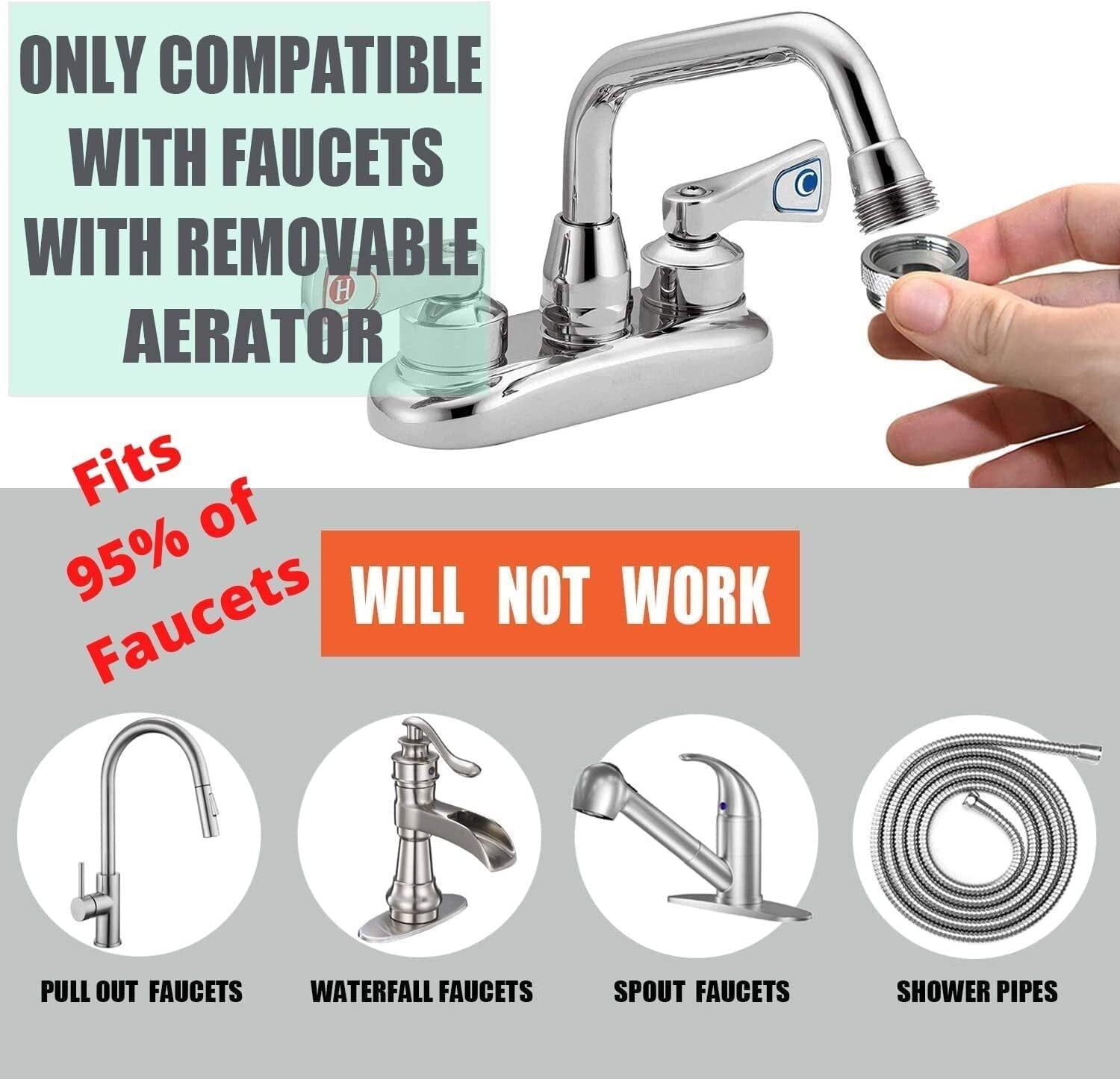 75 Ft Indoor Sink Hose Attachment - Versatile Faucet Sprayer for Easy Gardening