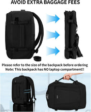 Load image into Gallery viewer, Functional Travel Backpack with Luggage Sleeve &amp; Expandable Water Bottle Pocket
