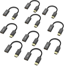 Load image into Gallery viewer, High-Performance DisplayPort to HDMI Adapter - 10 Pack for Enhanced Connectivity