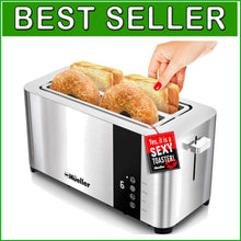 Load image into Gallery viewer, UltraToast 4-Slice Stainless Steel Toaster with Extra-Wide Slots &amp; LED Display
