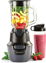 Load image into Gallery viewer, Versatile Boost Blender: 4 Speeds, Ice Crushing Power &amp; 48oz Glass Jar, Black