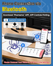 Load image into Gallery viewer, Portable Thermal Tattoo Printer with Smartphone Compatibility &amp; 10 Paper Sheets