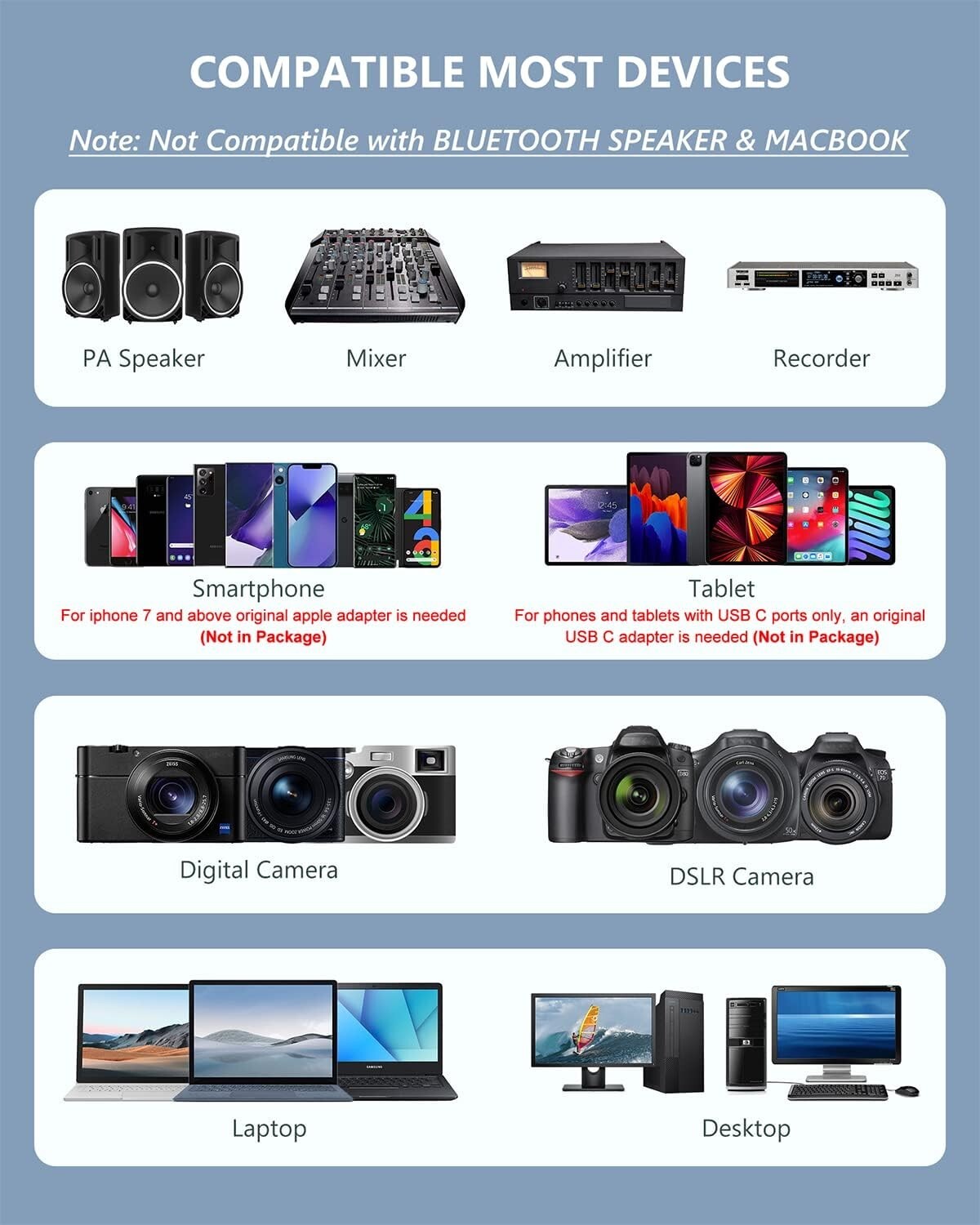 Versatile Wireless Microphone Set with Two Transmitters & Multiple Mics Included