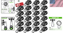 Load image into Gallery viewer, Industrial-Grade 110LB Magnetic Hooks with Carabiner - Wall Mount Organizer