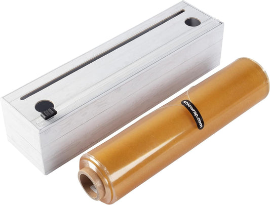 BPA Free Refillable Wrap Dispenser - 12" x 750' Roll for Elegant Food Storage