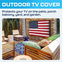 Load image into Gallery viewer, Comprehensive Weatherproof TV Cover for 65 Inch Screens – All-Weather Protection