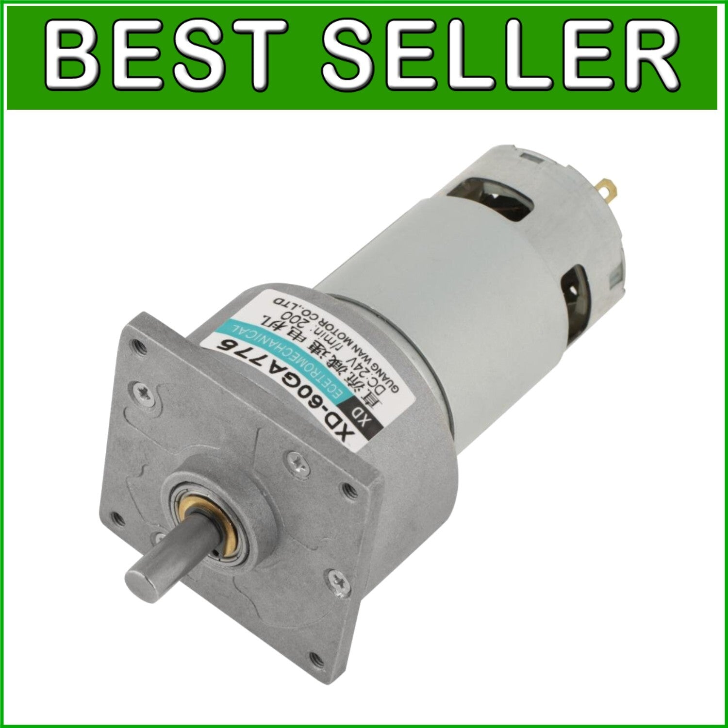 Versatile 24V 35W Mini DC Motor - Speed Adjustment and Wide Application Range