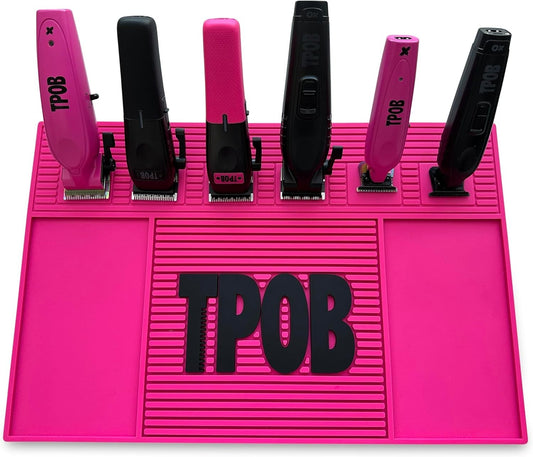 Pro Magnetic Barber Mat: Candy Color Non-Slip Tool Organizer for All Hair Types
