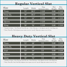 Load image into Gallery viewer, Enhance Your Bed's Support with 0.68-Inch Wooden Slats for Queen Size Mattresses