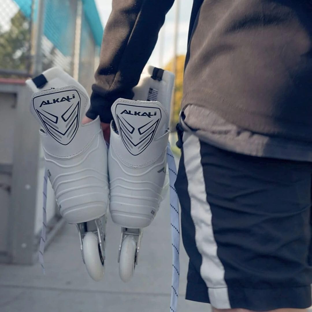 Durable Inline Roller Hockey Skates - Comfort Fit, Size 12, 68mm Wheels Included