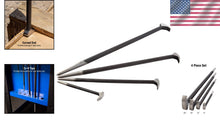 Load image into Gallery viewer, Hand-Powered Pry Bar Kit - 4-Piece, Rolling Head Design from 6" to 20"