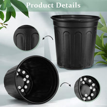 Load image into Gallery viewer, Versatile 5 Gallon Plant Pots - Soft Plastic Nursery Pots for Indoor/Outdoor Use