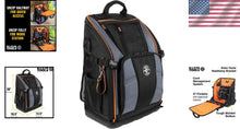 Load image into Gallery viewer, Tradesman Pro Tool Backpack with Molded Bottom, 27 Pockets &amp; Headlamp Bracket