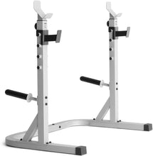 Load image into Gallery viewer, Independent Squat Rack with Adjustable Safety Arms - Perfect for Home Workouts