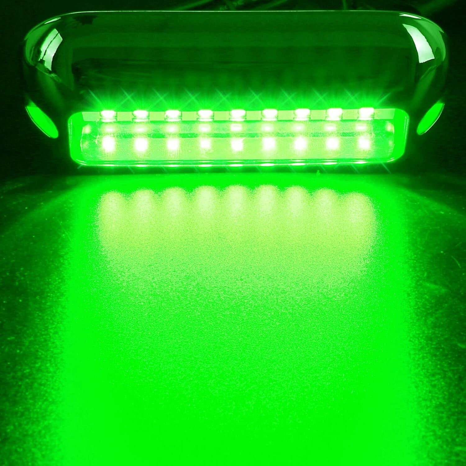 Durable 50W 27 LED Stainless Steel Boat Lights - Marine Waterproof 2PC Set