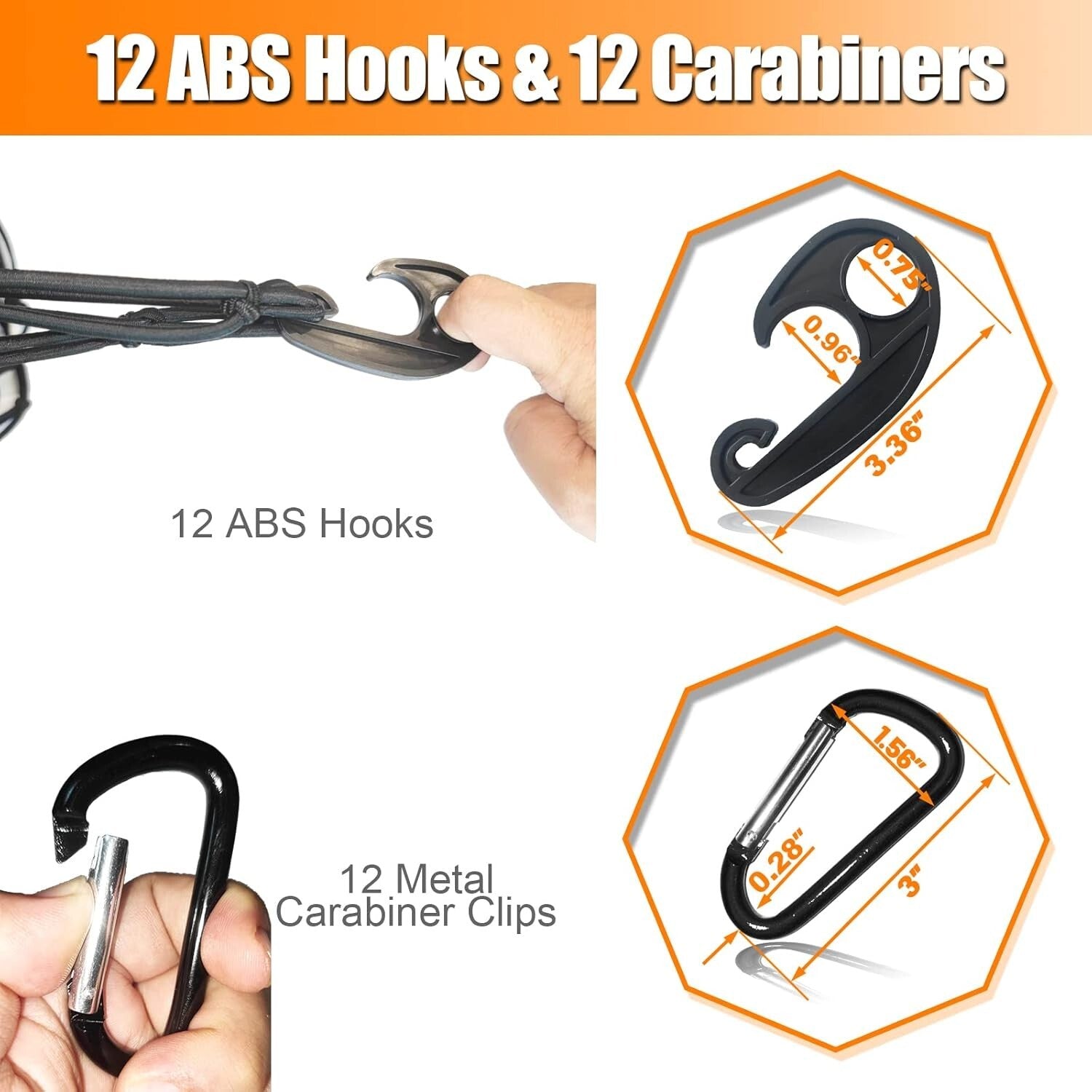 Durable 4'x6' Truck Bed Bungee Net - Perfect for Outdoor Adventures & Transport