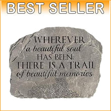 Load image into Gallery viewer, Versatile 10.5" Garden Stone - Beautiful Soul Message in Stylish Design