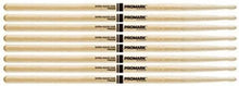Load image into Gallery viewer, 5A Shira Kashi Oak Drumsticks - 4 Premium Pairs with Oval Tip, Buy 3 Get 1 Free