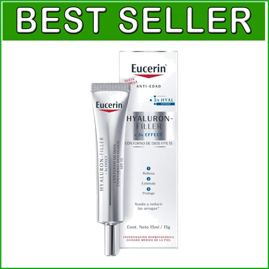 Ophthalmologically Approved Hyaluron-Filler Eye Cream 15ml with Sun Defense