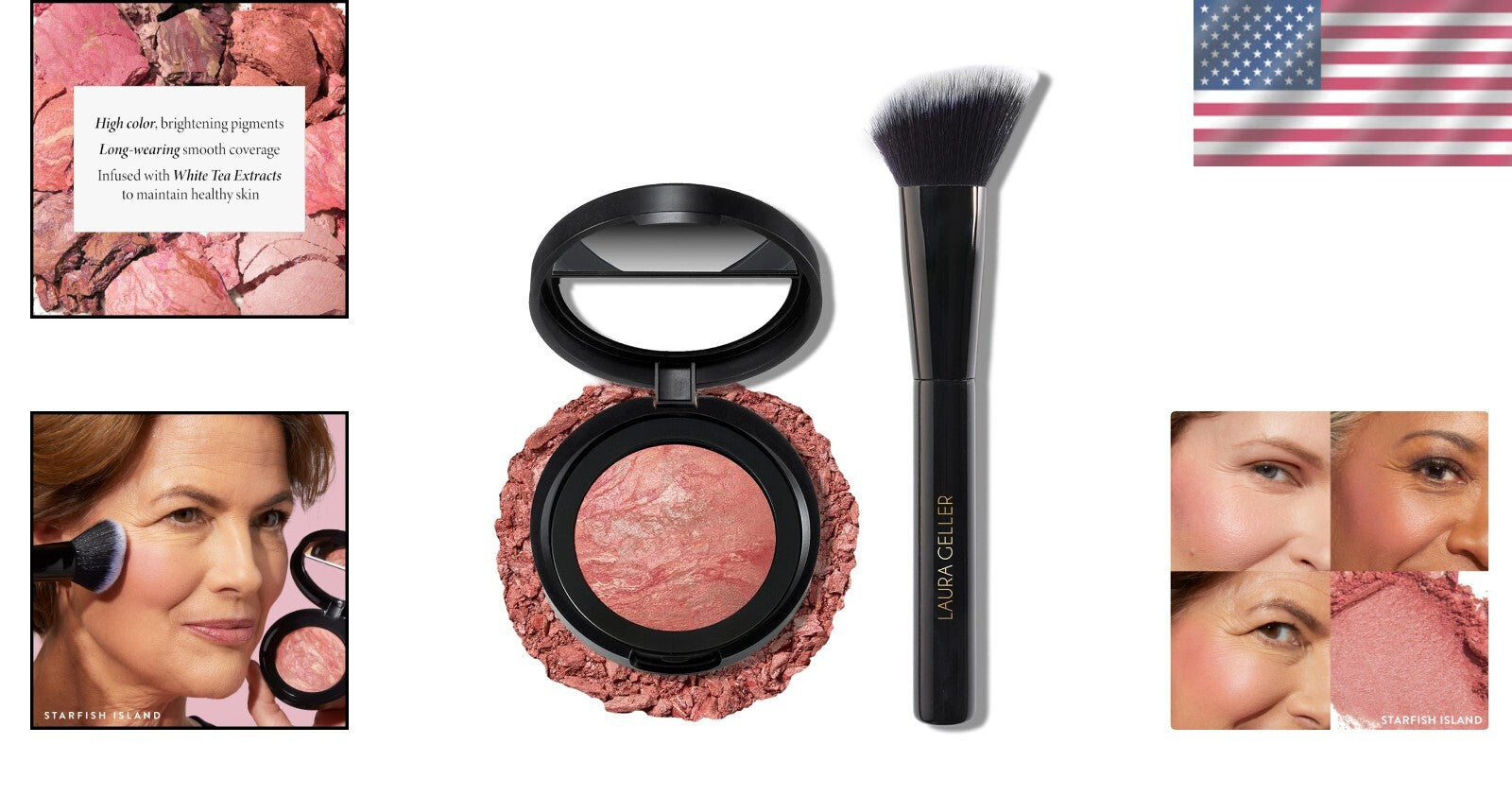 Baked Blush-N-Brighten 08 Starfish Island - Antioxidant-Rich Beauty Essential