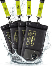 Load image into Gallery viewer, Lightweight IP68 Waterproof Phone Cases - 4 Pack for Aquatic Adventures