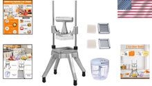 Load image into Gallery viewer, Heavy-Duty Commercial Vegetable Chopper with Stainless Steel Blades - 1/4" &amp; ...