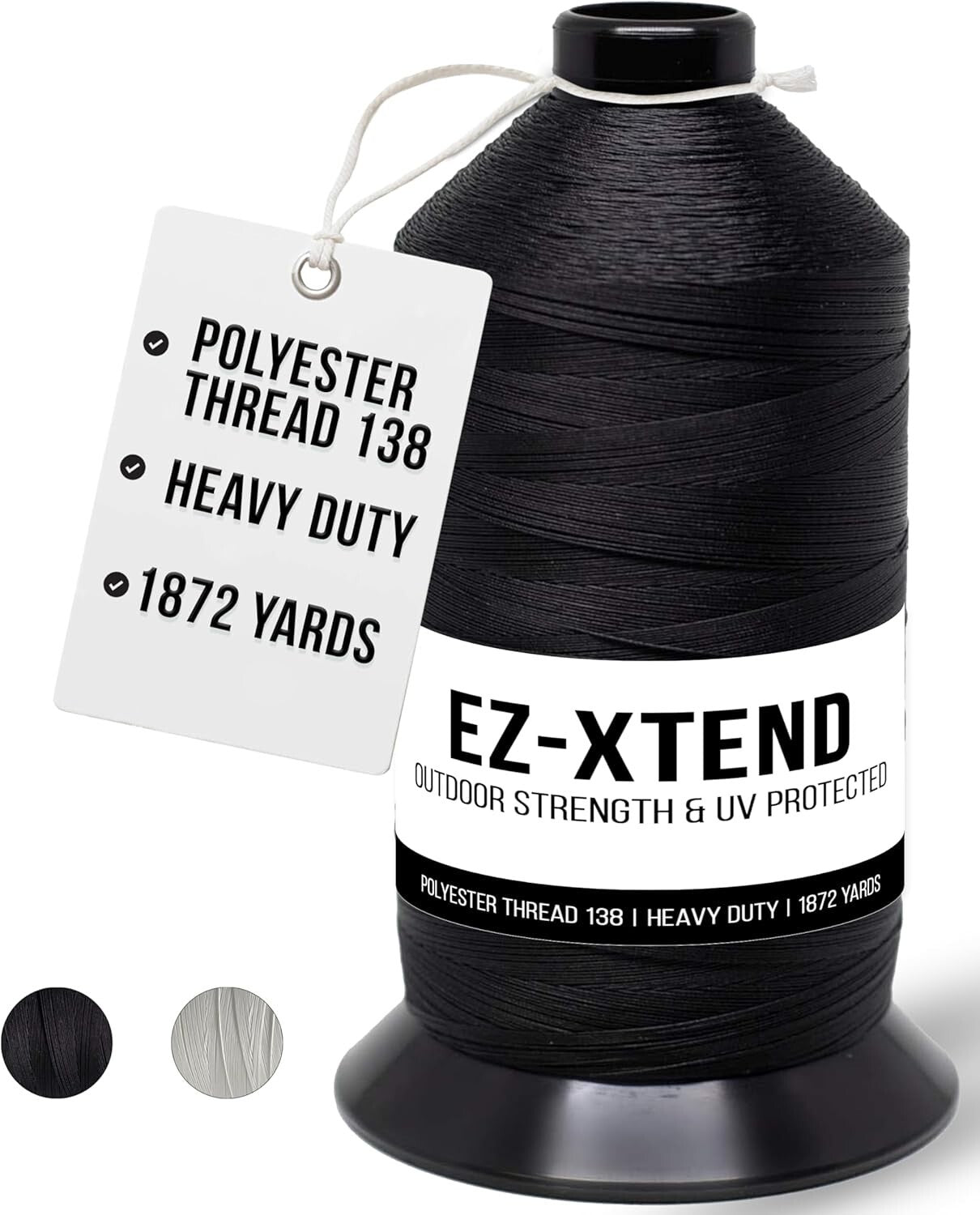 Heavy-Duty Tex 135 Bonded Polyester Thread - UV Resistant for Marine Sewing