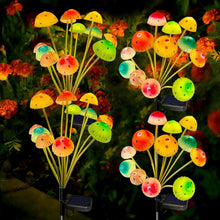 Load image into Gallery viewer, 48 LED Multicolor Solar Mushroom Lights Set - Perfect for Lawn and Patio