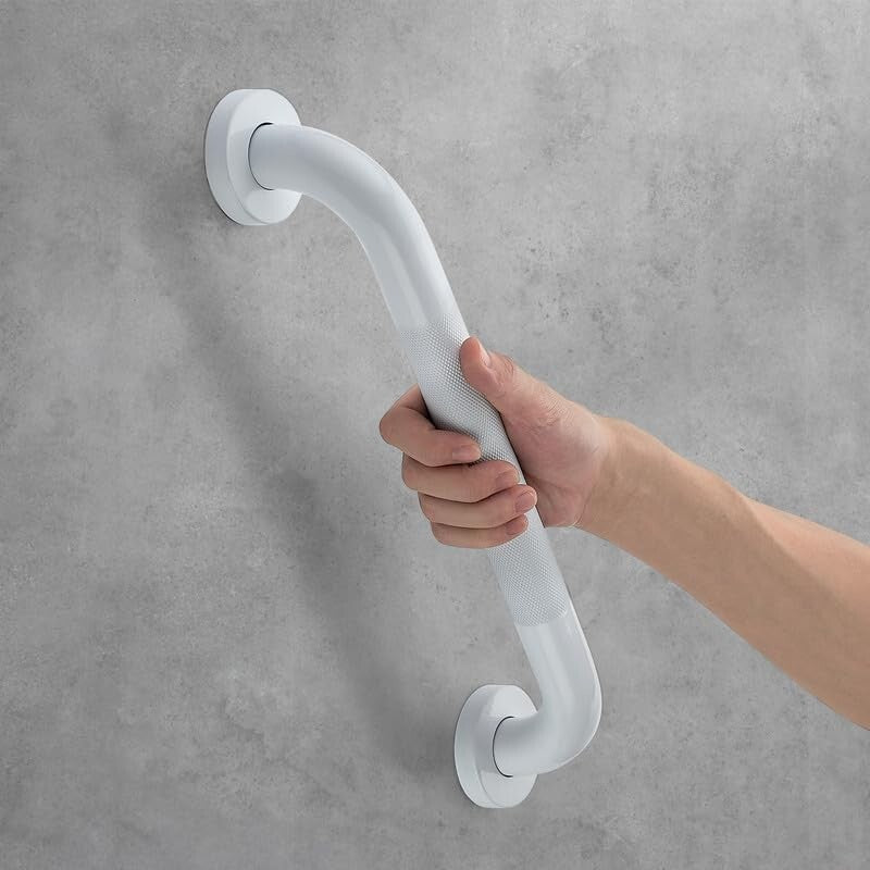 Durable 24-Inch Stainless Steel Grab Bars for Showers - Maximum 500 lbs Capacity