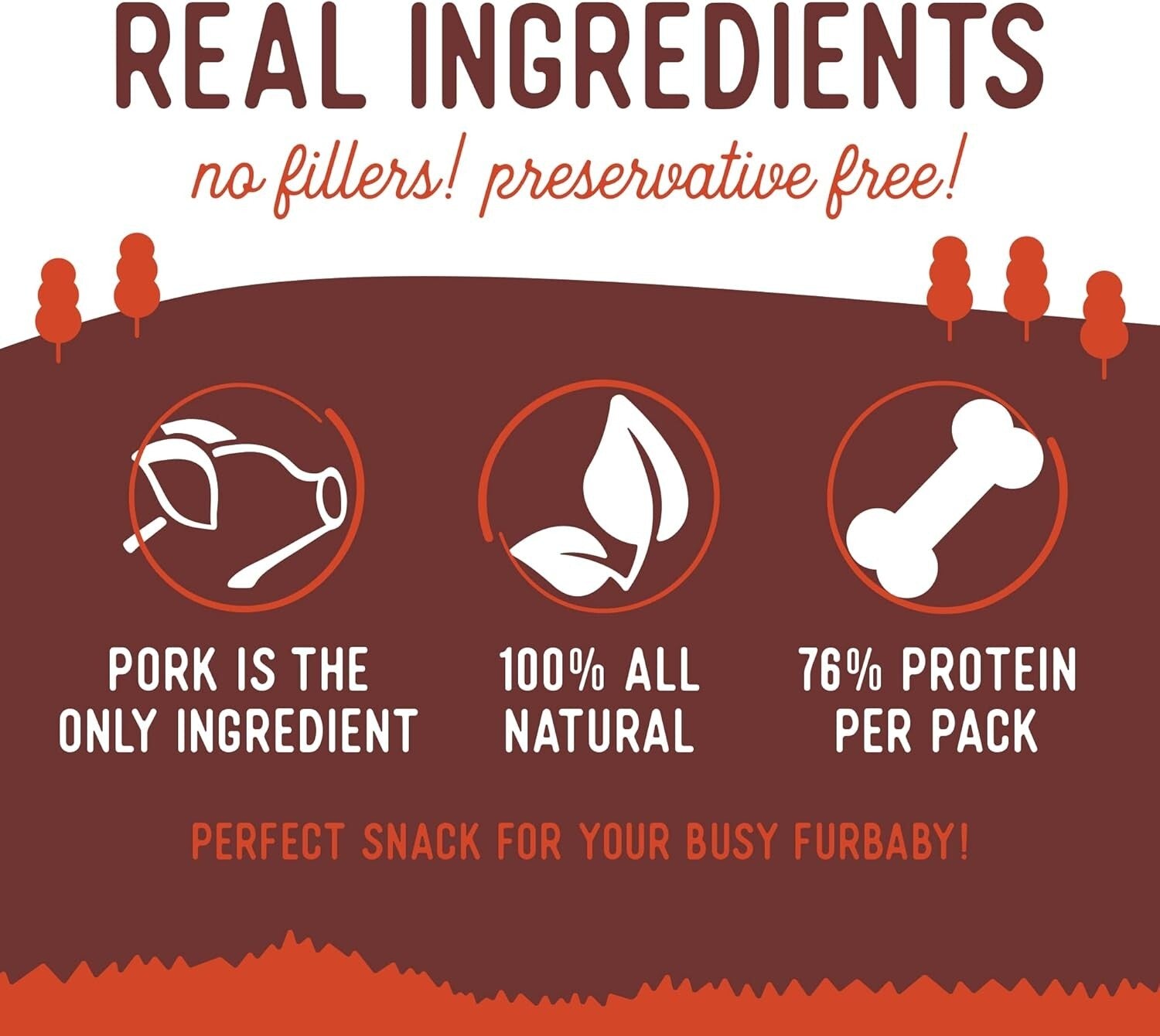 All-Natural Pork Jerky Dog Treats 10oz Pack of 2 - Diabetic-Friendly Snacks