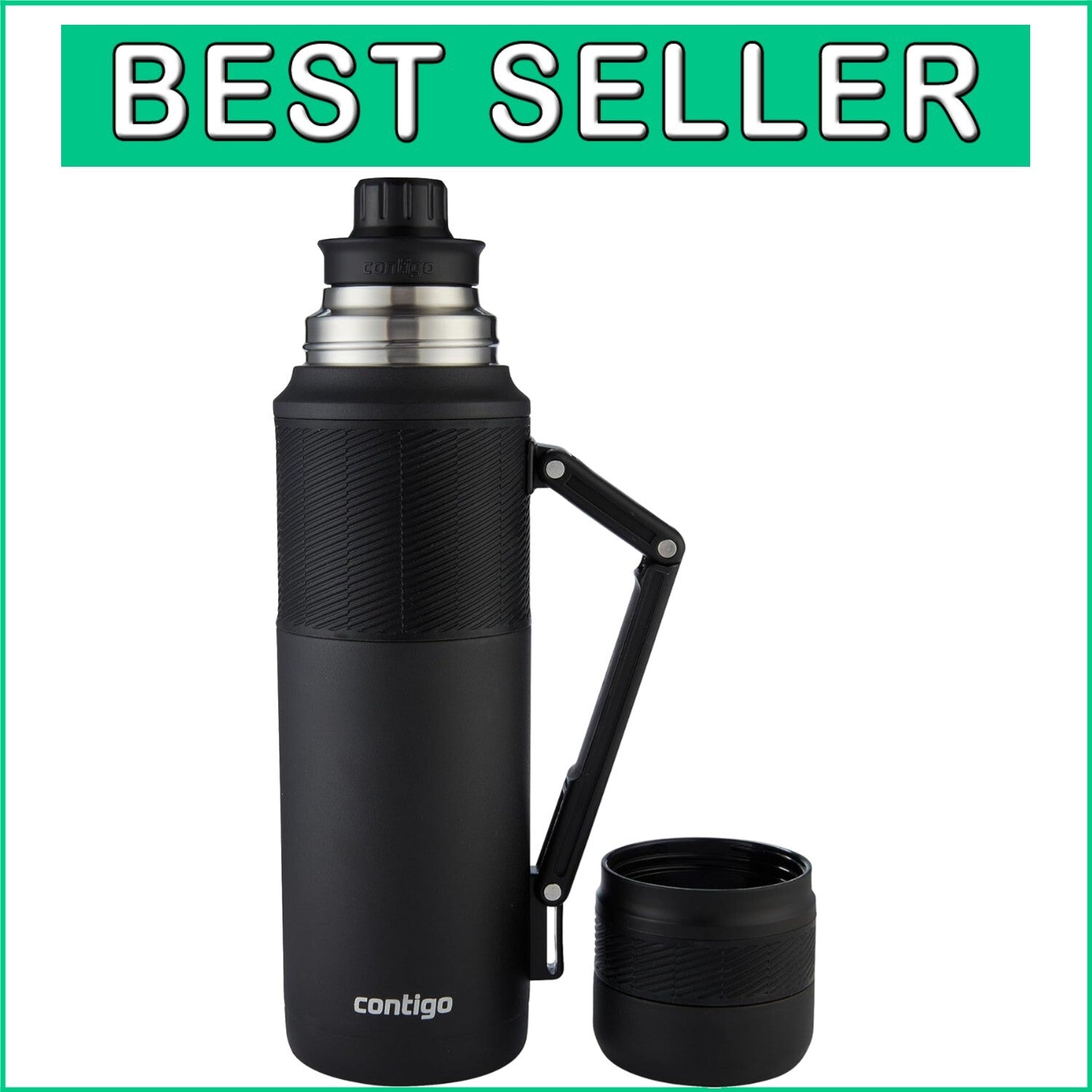 Durable Vacuum Insulated Travel Flask - Keep Drinks Hot for 35H & Cold for 60H