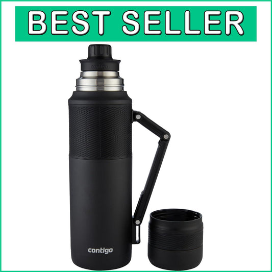 Durable Vacuum Insulated Travel Flask - Keep Drinks Hot for 35H & Cold for 60H