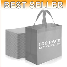 Load image into Gallery viewer, 100 Blank Non Woven Tote Bags for Custom Designs - Ideal for Gifts &amp; Groceries