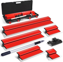 Load image into Gallery viewer, Premium Drywall Skimming Blade Set - 5 Stainless Steel Sizes w/ Portable Case