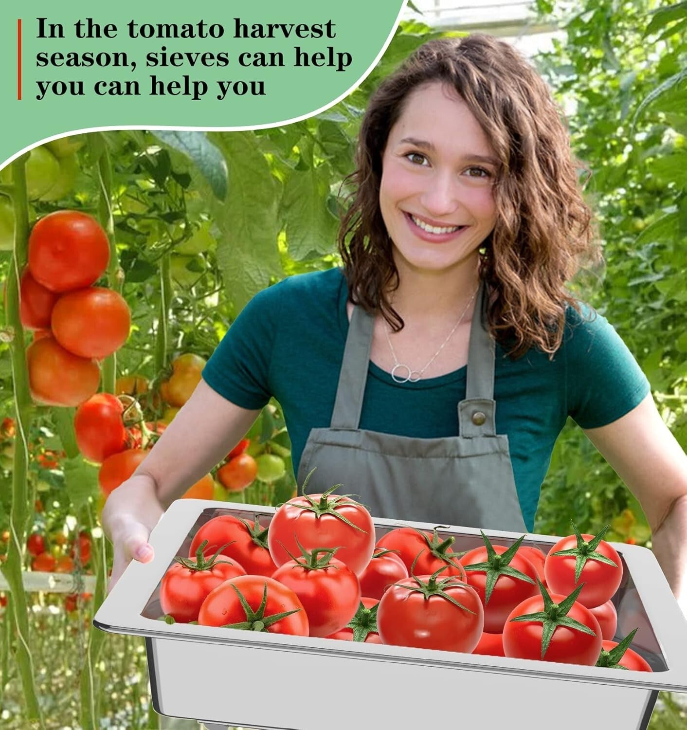 Durable Soil Sifter with Interchangeable Screens - Perfect for Garden Projects