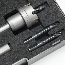 Load image into Gallery viewer, 3-Piece Carbide Hole Saw Kit for Precision Metal Drilling - Includes Pilot Bits