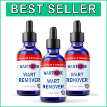 Load image into Gallery viewer, Natural Essential Oil Wart Remover - Safe for Plantar &amp; Genital Warts, 3 Bottles