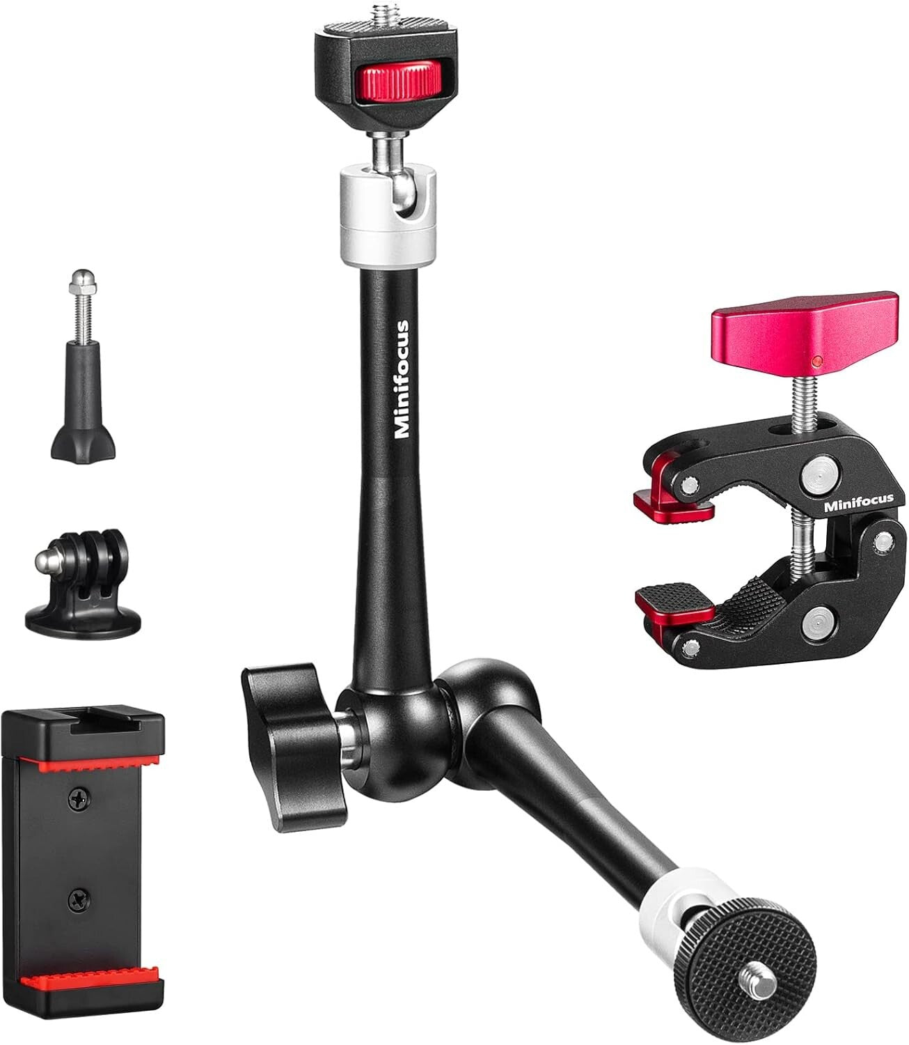Durable 11'' Magic Arm and Super Clamp Kit - Perfect for Vlogging & Shooting