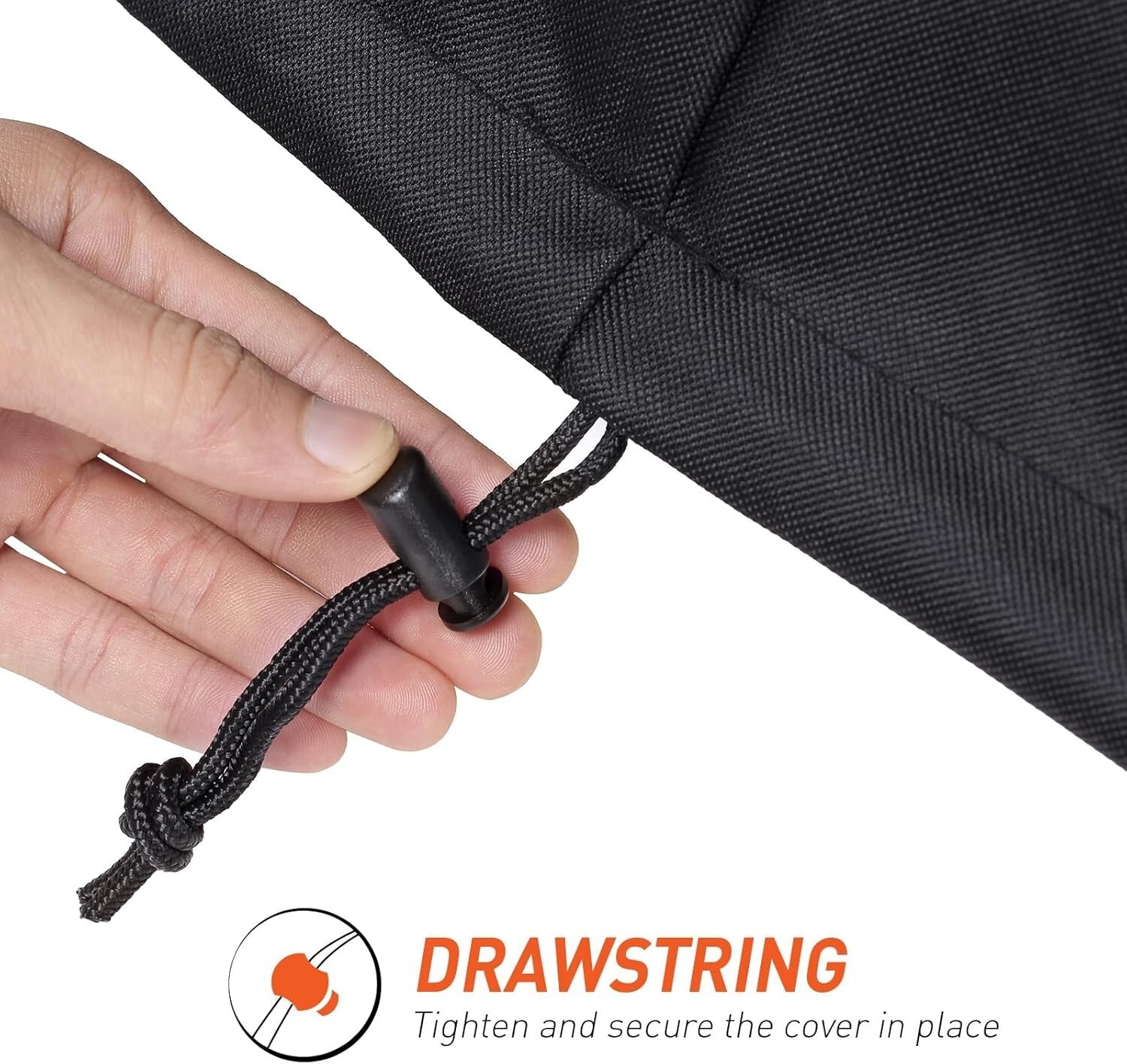 Durable Fade-Resistant Grill Cover for 75" Combo Grills - Adjustable Drawstring