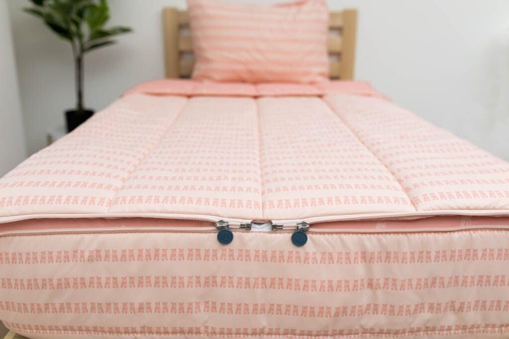 Zippered Pink Ballerina Bedding Set for Twin Beds – Perfect for Little Dancers